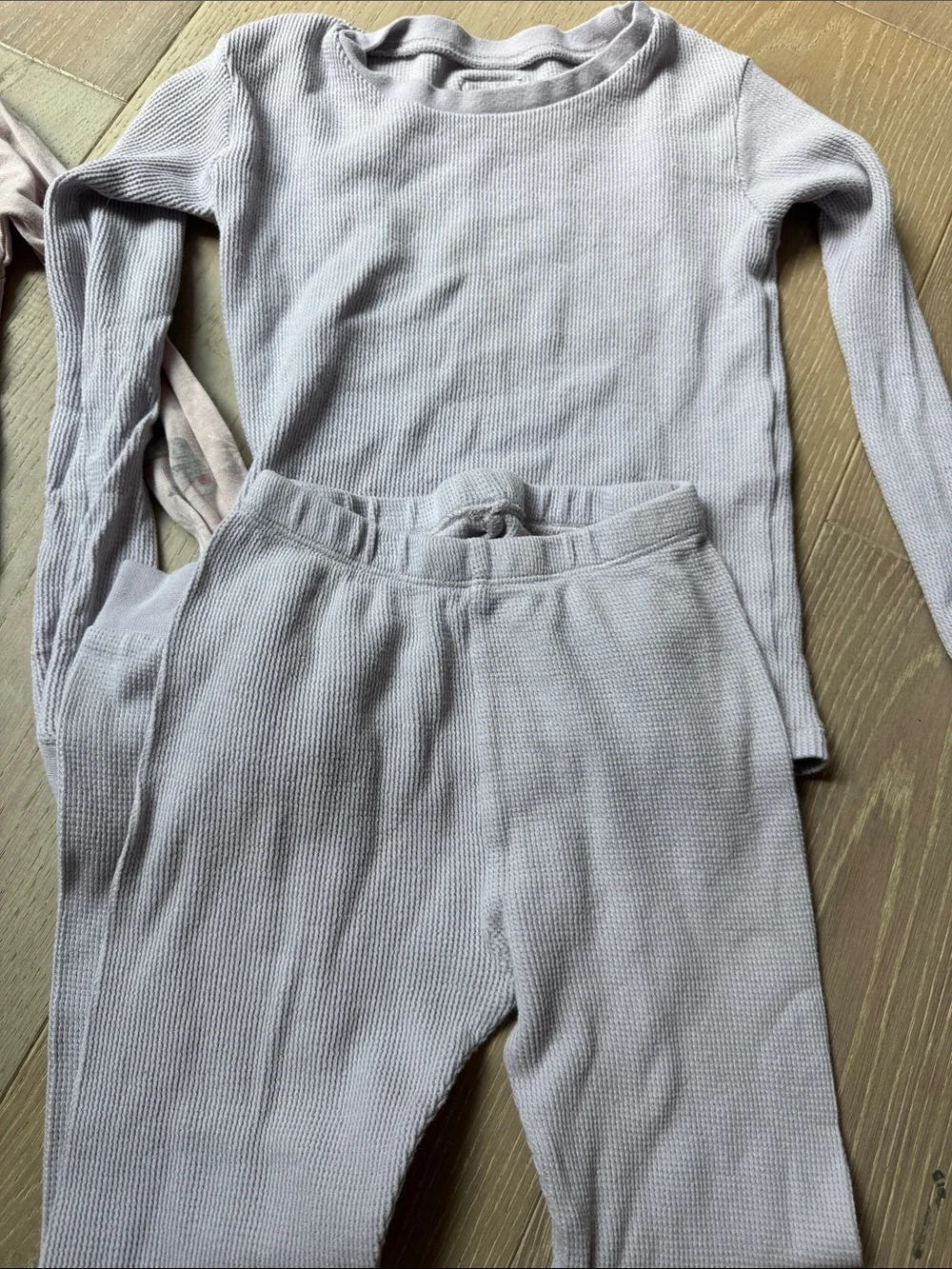 Girls' Two-Piece Pajama Sets in Dusty Pink & Light Mauve